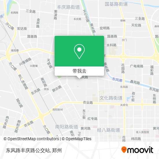 东风路丰庆路公交站地图
