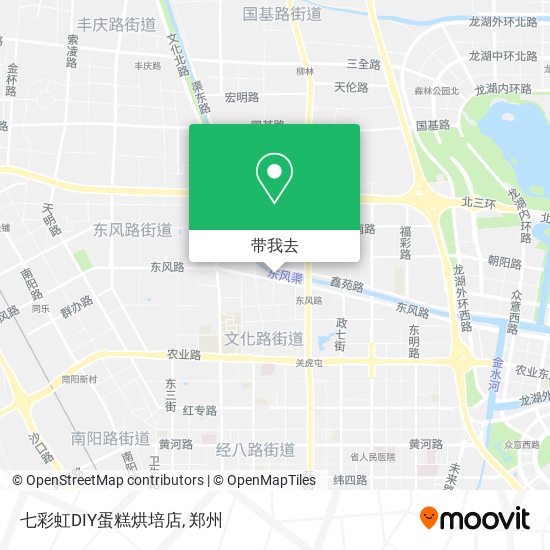 七彩虹DIY蛋糕烘培店地图
