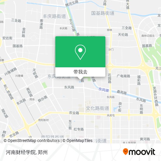 河南财经学院地图