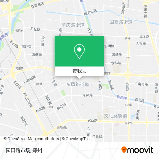 园田路市场地图