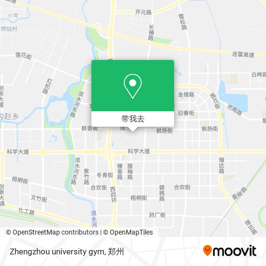 Zhengzhou university gym地图