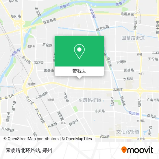 索凌路北环路站地图