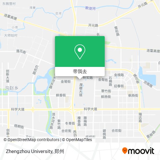 Zhengzhou University地图