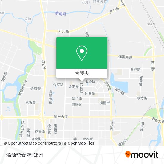鸿源斋食府地图