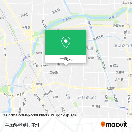 喜堡西餐咖啡地图