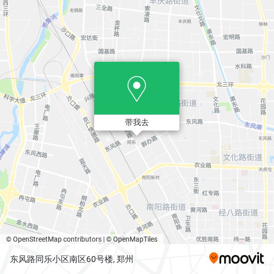 东风路同乐小区南区60号楼地图