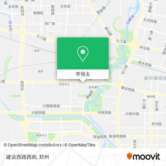 建设西路西岗地图