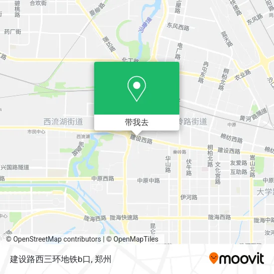 建设路西三环地铁b口地图