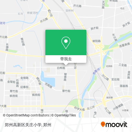 郑州高新区关庄小学地图