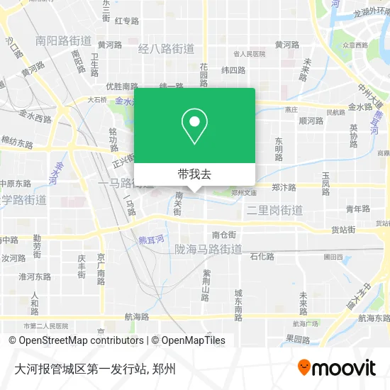 大河报管城区第一发行站地图