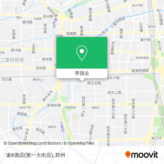 速8酒店(第一大街店)地图