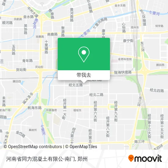 河南省同力混凝土有限公-南门地图