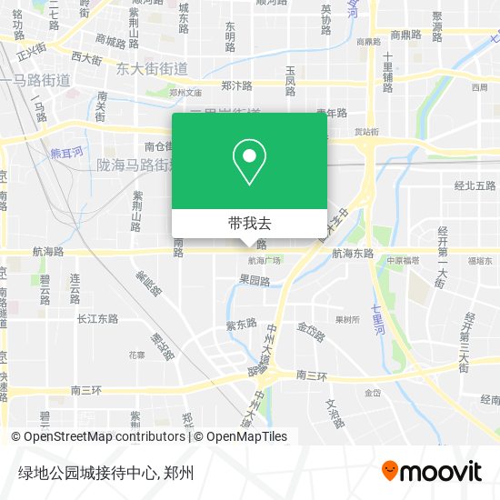 绿地公园城接待中心地图