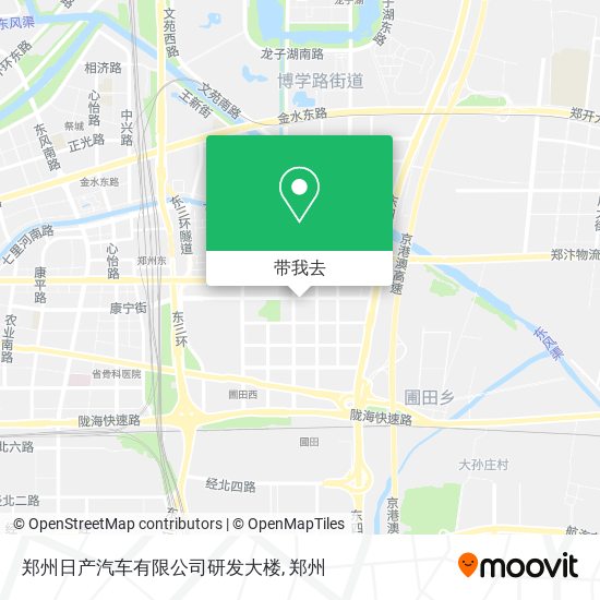 郑州日产汽车有限公司研发大楼地图