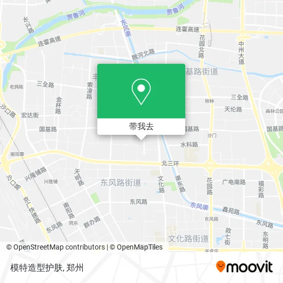 模特造型护肤地图