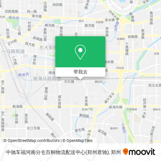 中驰车福河南分仓百舸物流配送中心(郑州君驰)地图