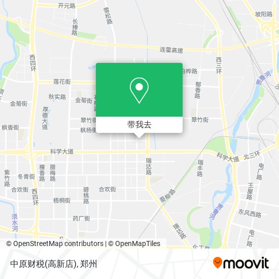 中原财税(高新店)地图