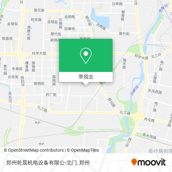 郑州乾晨机电设备有限公-北门地图