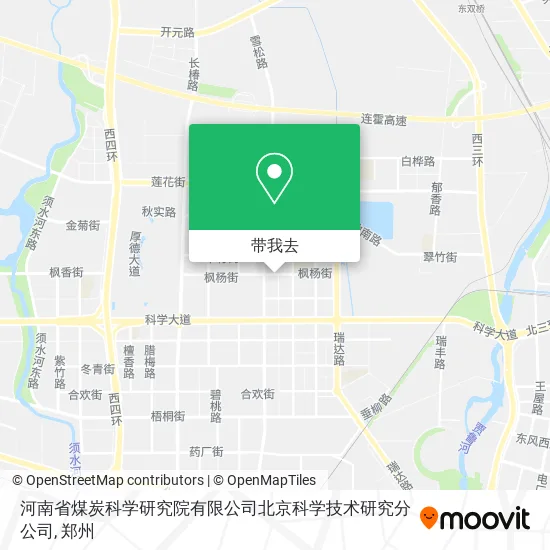河南省煤炭科学研究院有限公司北京科学技术研究分公司地图