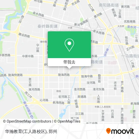 华瀚教育(工人路校区)地图