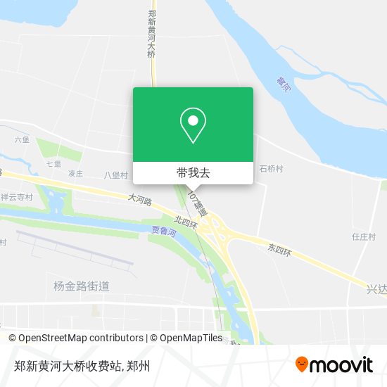郑新黄河大桥收费站地图