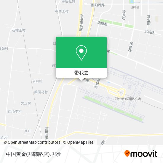 中国黄金(郑韩路店)地图