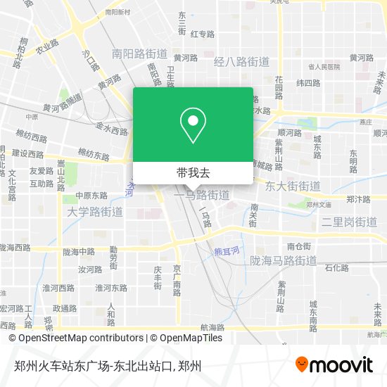 郑州火车站东广场-东北出站口地图