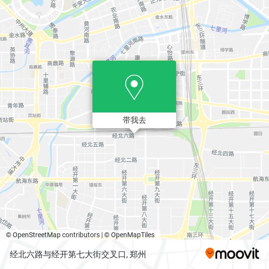 经北六路与经开第七大街交叉口地图