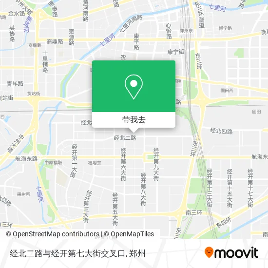 经北二路与经开第七大街交叉口地图