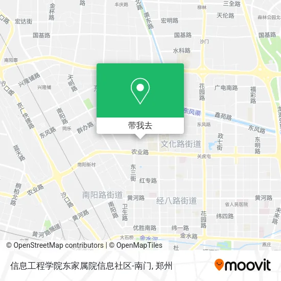 信息工程学院东家属院信息社区-南门地图