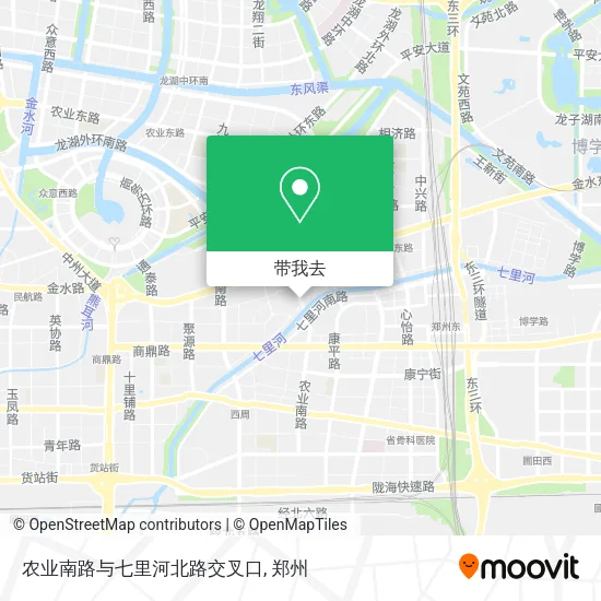 农业南路与七里河北路交叉口地图