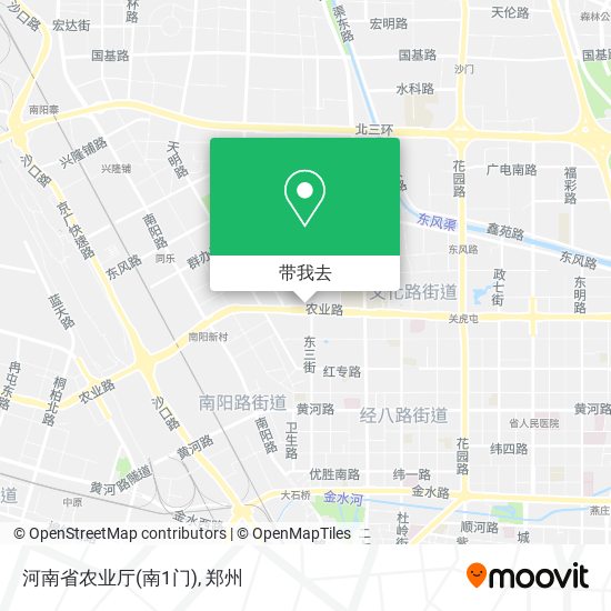 河南省农业厅(南1门)地图