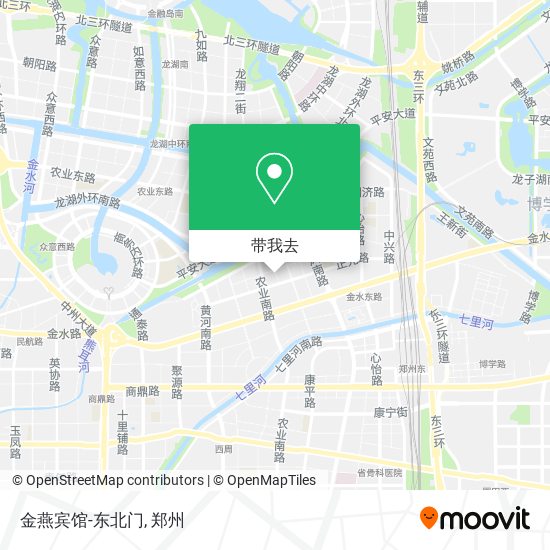 金燕宾馆-东北门地图