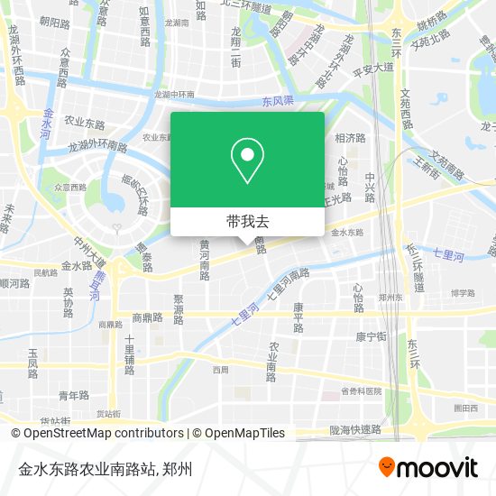 金水东路农业南路站地图