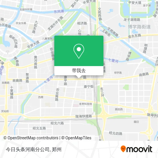 今日头条河南分公司地图