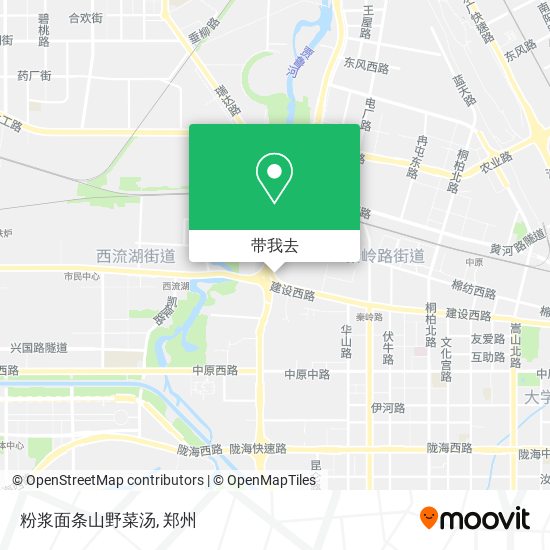 粉浆面条山野菜汤地图