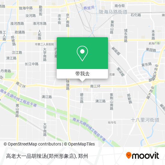 高老大一品胡辣汤(郑州形象店)地图