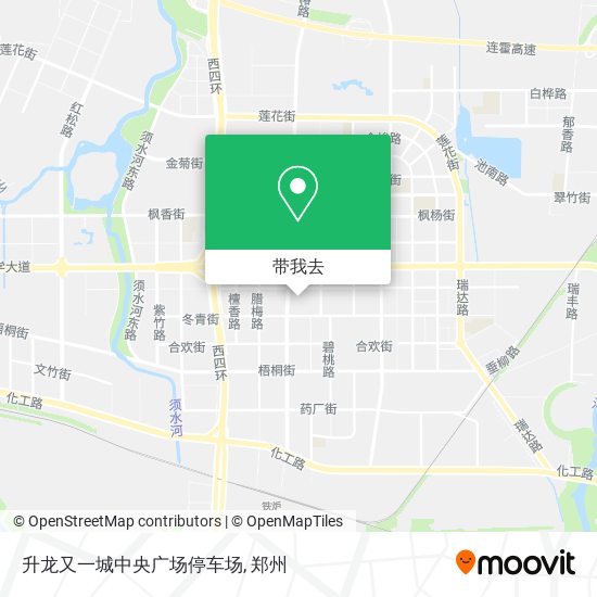 升龙又一城中央广场停车场地图
