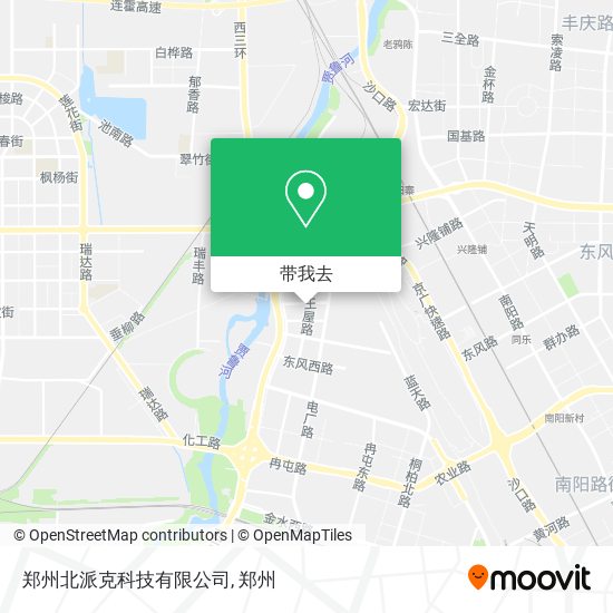 郑州北派克科技有限公司地图