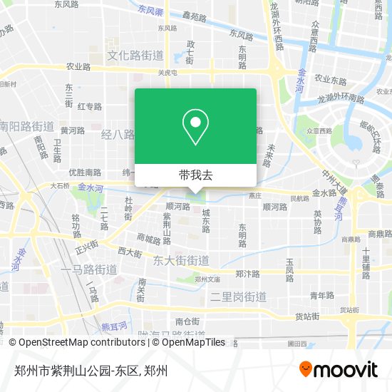 郑州市紫荆山公园-东区地图