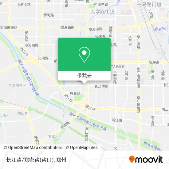 长江路/郑密路(路口)地图