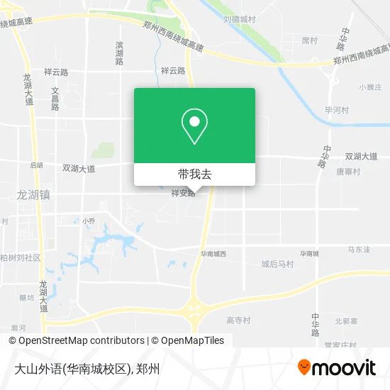 大山外语(华南城校区)地图