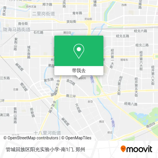 管城回族区阳光实验小学-南1门地图