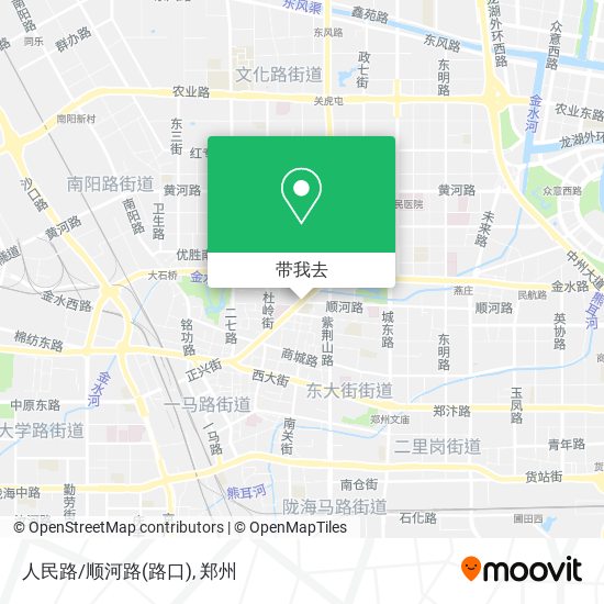 人民路/顺河路(路口)地图