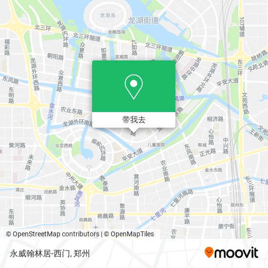 永威翰林居-西门地图