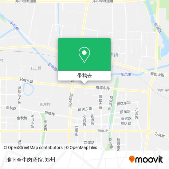 淮南全牛肉汤馆地图