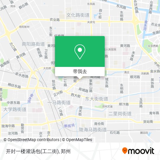 开封一楼灌汤包(工二街)地图