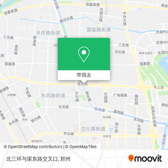 北三环与渠东路交叉口地图