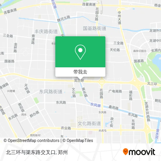 北三环与渠东路交叉口地图