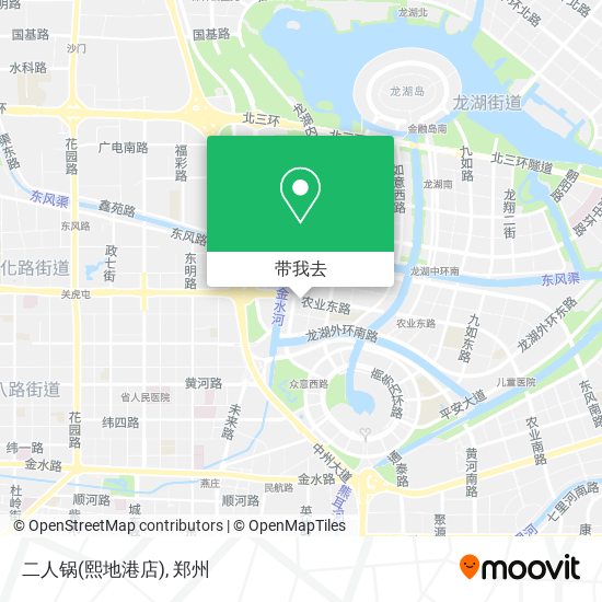 二人锅(熙地港店)地图